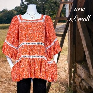 Free people flowy top - beautiful - xs (runs large